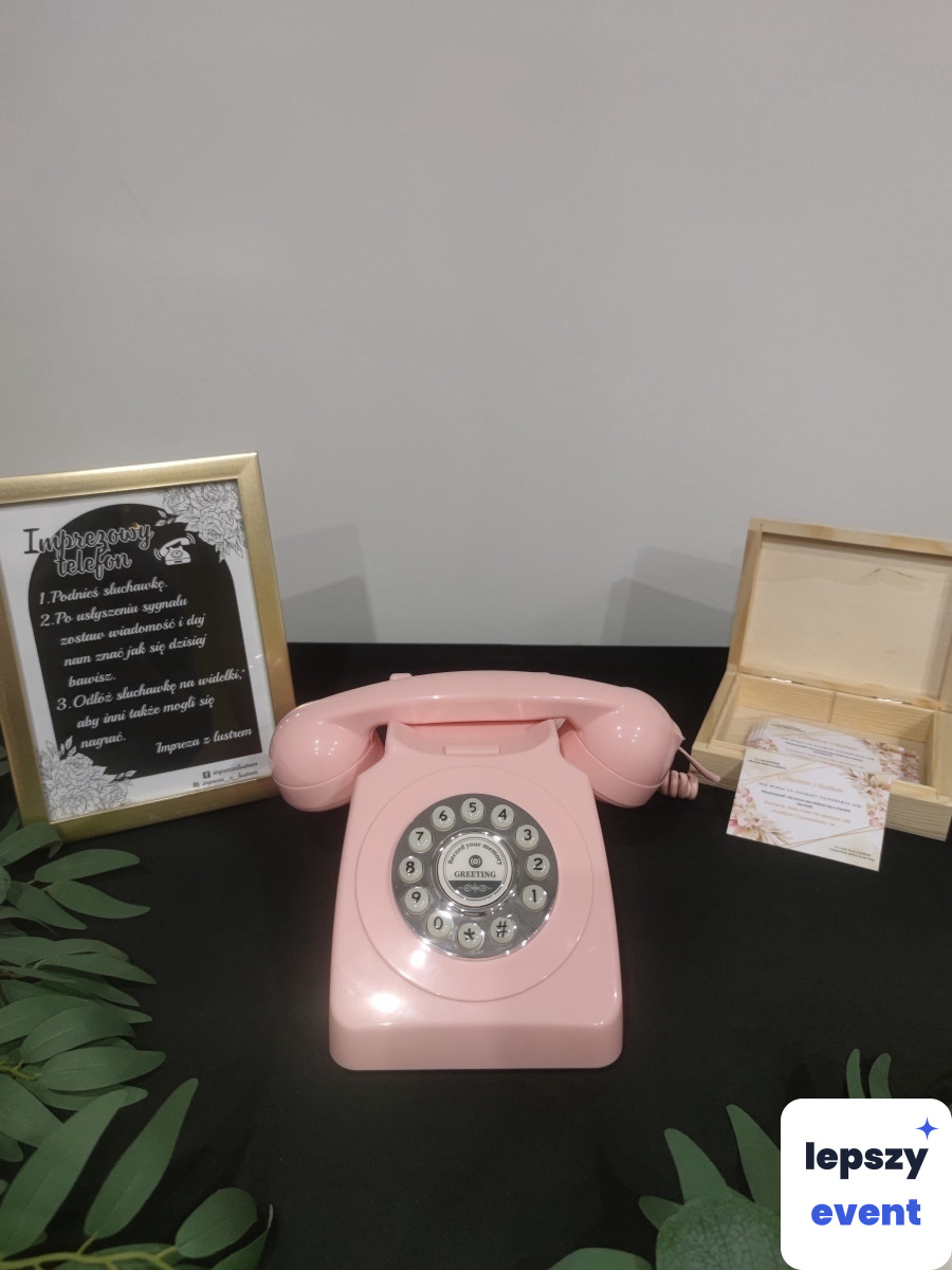 Telefon życzeń audio i pamiątka z wydarzenia | Telefon życzeń - Impreza z lustrem — zdjęcie 10