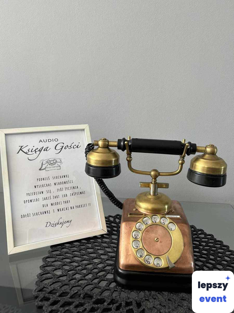 Telefon życzeń audio i pamiątka z wydarzenia | Video-One Telefon życzeń — zdjęcie 4