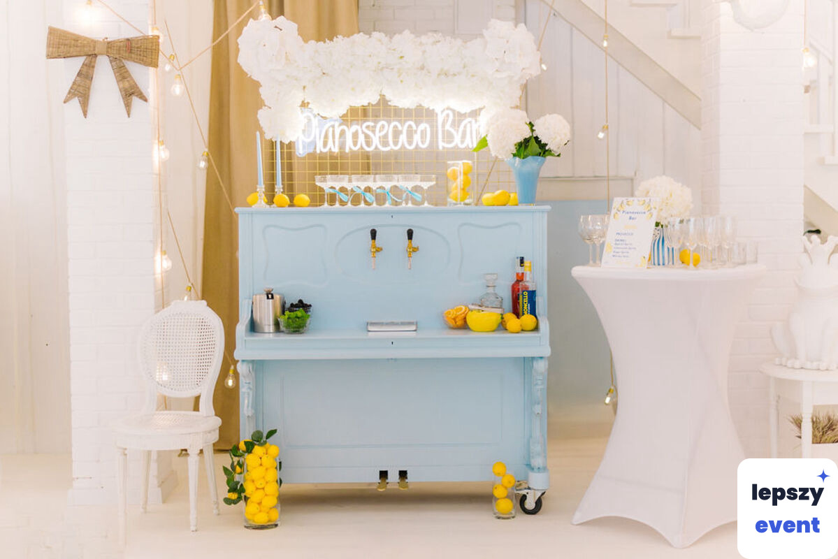 Mobilny drink bar i obsługa barmańska | Pianosecco Bar - mobilny Piano Bar — zdjęcie 2