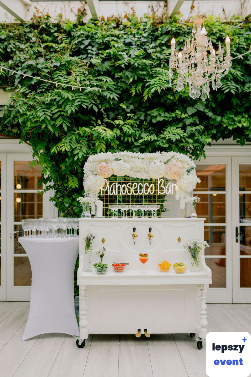 Mobilny drink bar i obsługa barmańska | Pianosecco Bar - mobilny Piano Bar — zdjęcie 3