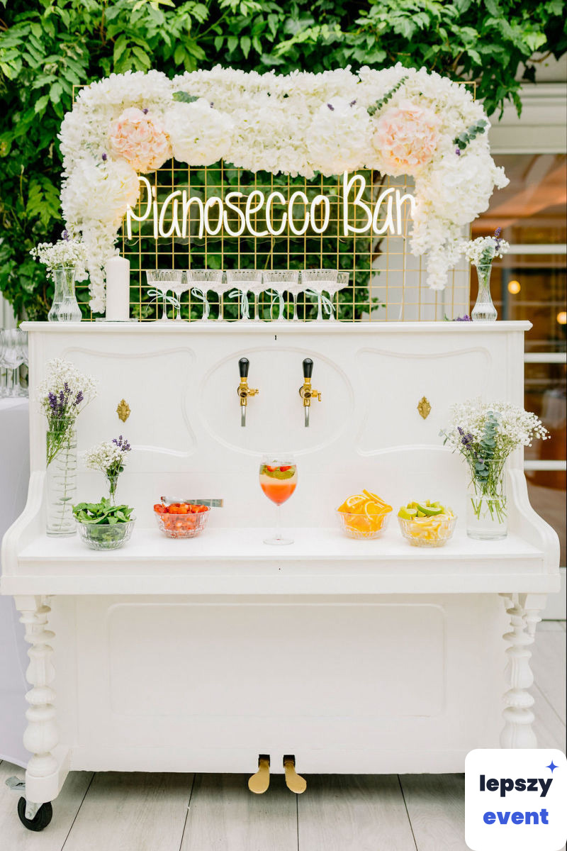 Mobilny drink bar i obsługa barmańska | Pianosecco Bar - mobilny Piano Bar — zdjęcie 4
