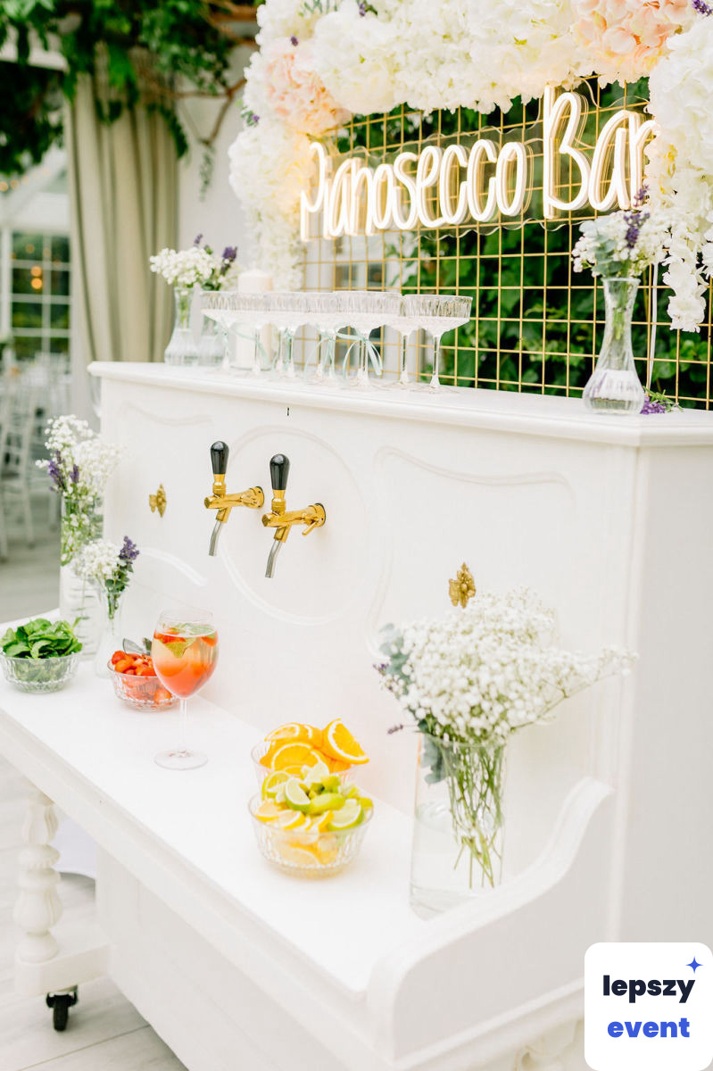 Mobilny drink bar i obsługa barmańska | Pianosecco Bar - mobilny Piano Bar — zdjęcie 5