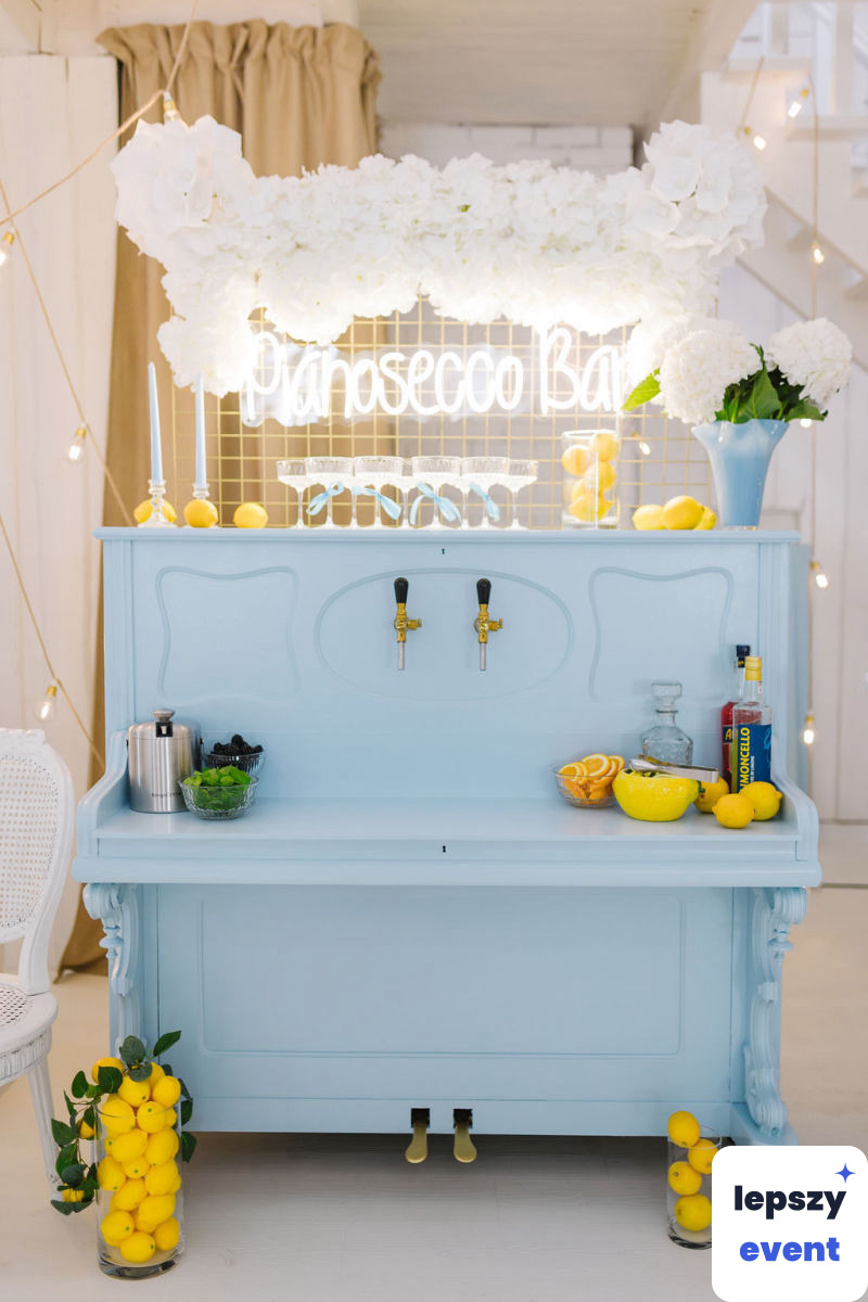 Mobilny drink bar i obsługa barmańska | Pianosecco Bar - mobilny Piano Bar — zdjęcie 6