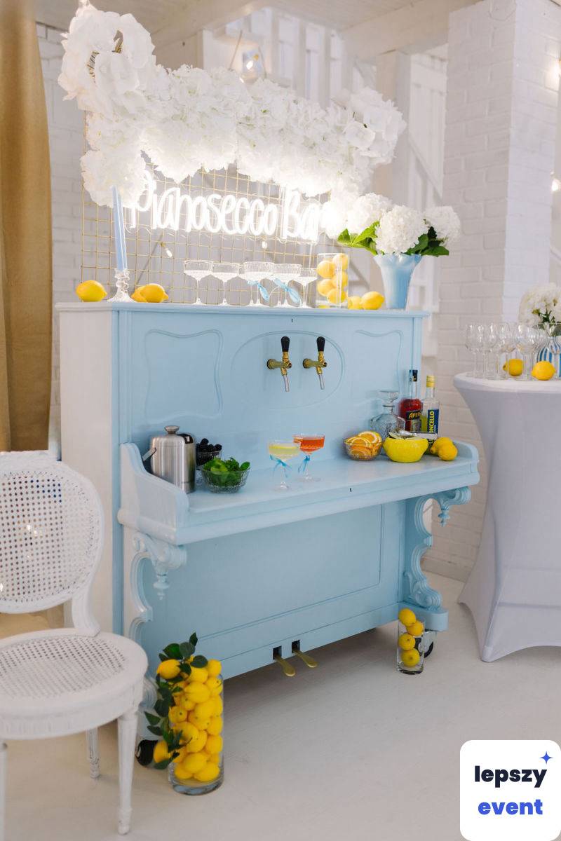 Mobilny drink bar i obsługa barmańska | Pianosecco Bar - mobilny Piano Bar — zdjęcie 7