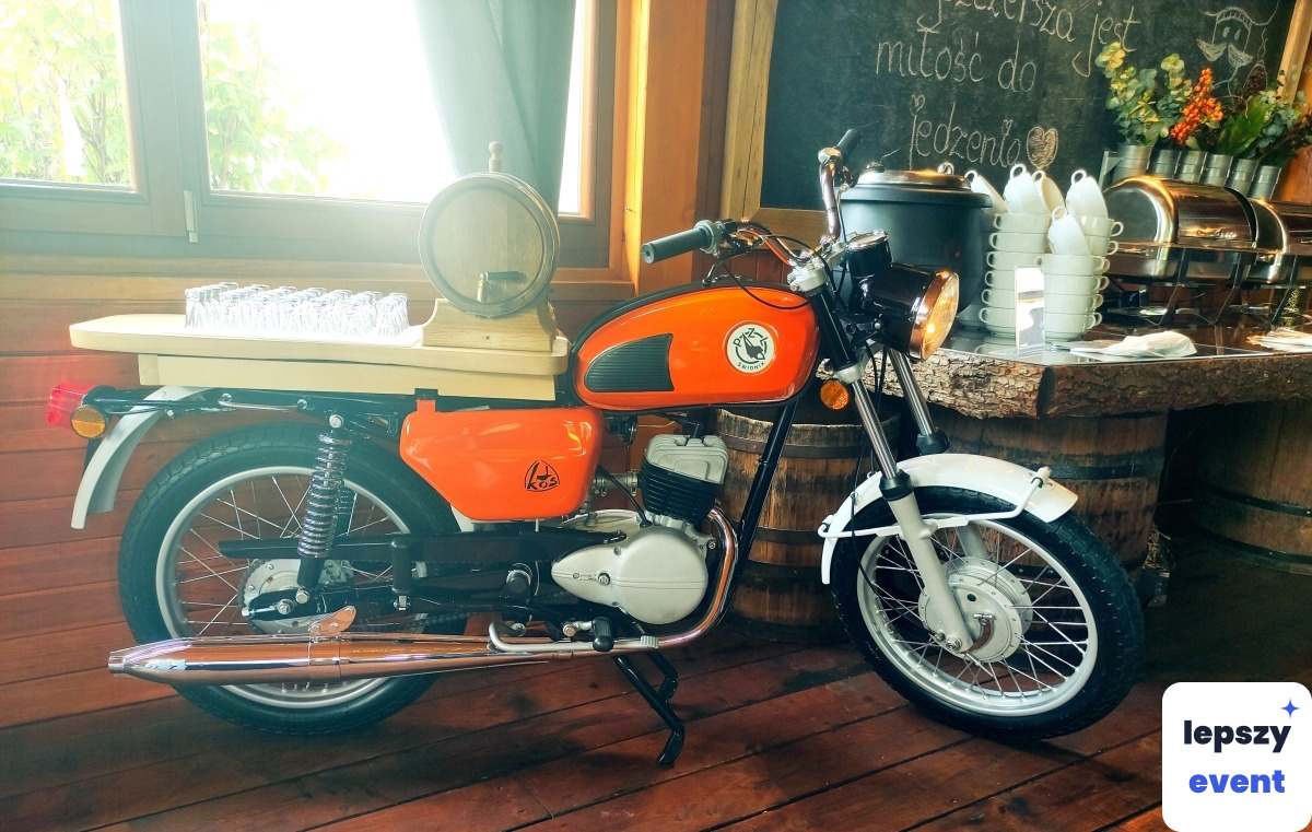 Unikatowa atrakcja eventowa | Motocykl WSK z beczką — zdjęcie 5