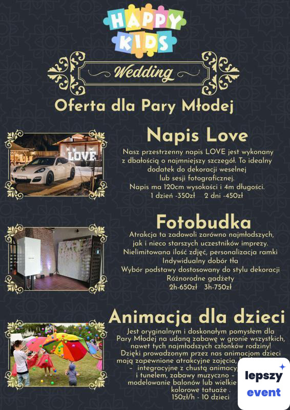 Animacje dla dzieci na event | Animatorzy dla dzieci, Fotobudka , Dmuchance ,Napis Love — zdjęcie 2