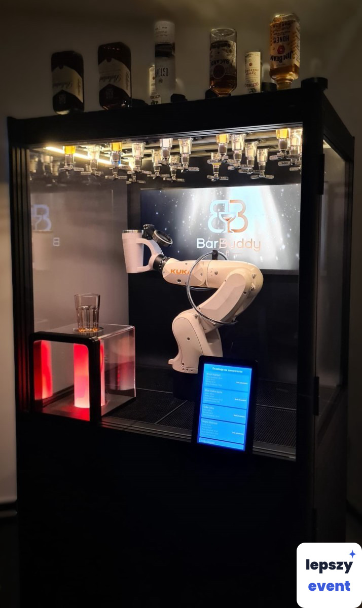 Mobilny drink bar i obsługa barmańska | BarBuddy robot barmański — zdjęcie 2
