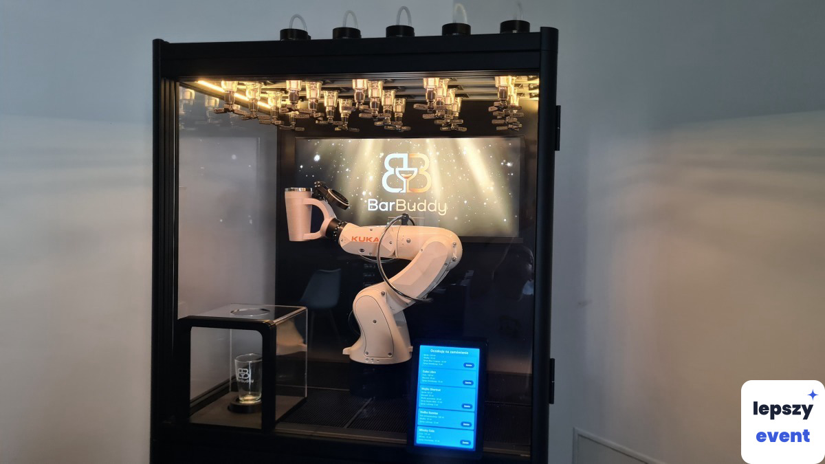 Mobilny drink bar i obsługa barmańska | BarBuddy robot barmański — zdjęcie 5