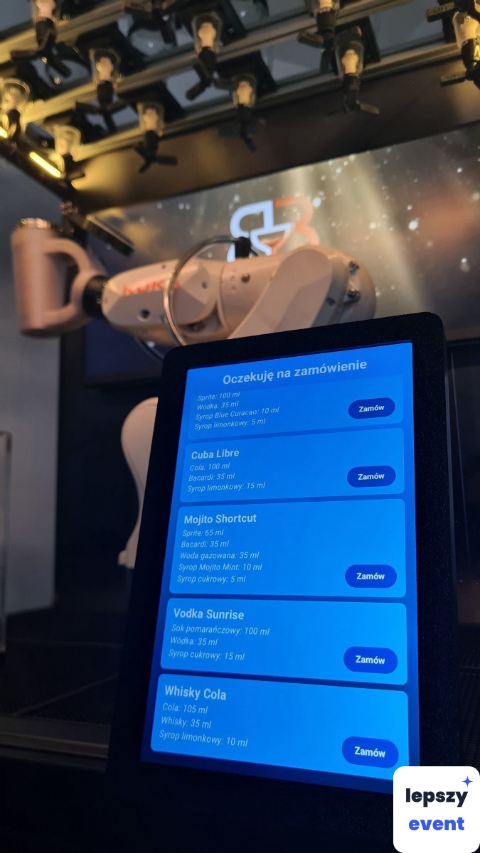 Mobilny drink bar i obsługa barmańska | BarBuddy robot barmański — zdjęcie 9