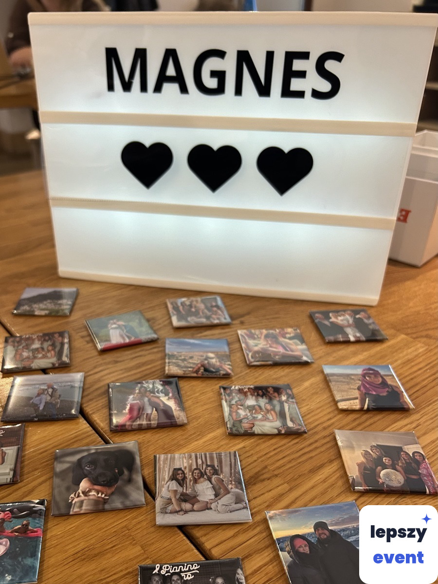 Magnesy pamiątkowe tworzone podczas eventu | Magnesiq - magnesy na żywo — zdjęcie 9