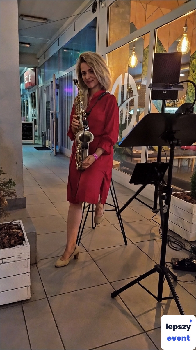 Unikatowa atrakcja eventowa | Angelika Bury Angel Sax — zdjęcie 5
