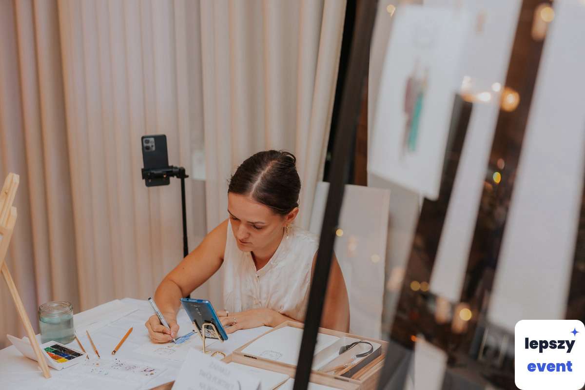 Unikatowa atrakcja eventowa | Art by Zuska malowanie gości live — zdjęcie 9