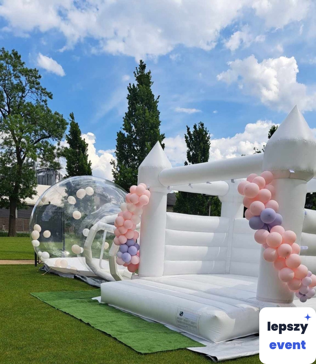 Animacje dla dzieci na event | DinoHop - Białe dmuchańce — zdjęcie 4