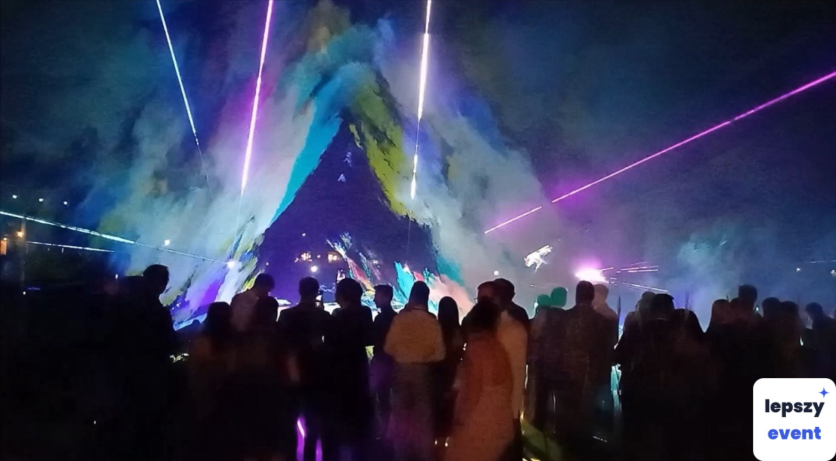 Telefon życzeń audio i pamiątka z wydarzenia | Tenerife Laser Show Pokazy Laserowe — zdjęcie 5