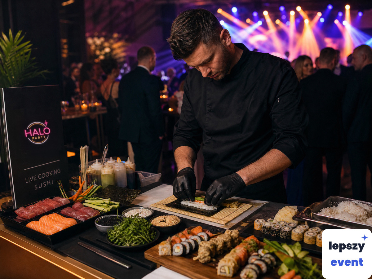 Mobilny sushi master i pokaz kulinarny | Sushi live cooking & catering — zdjęcie 2