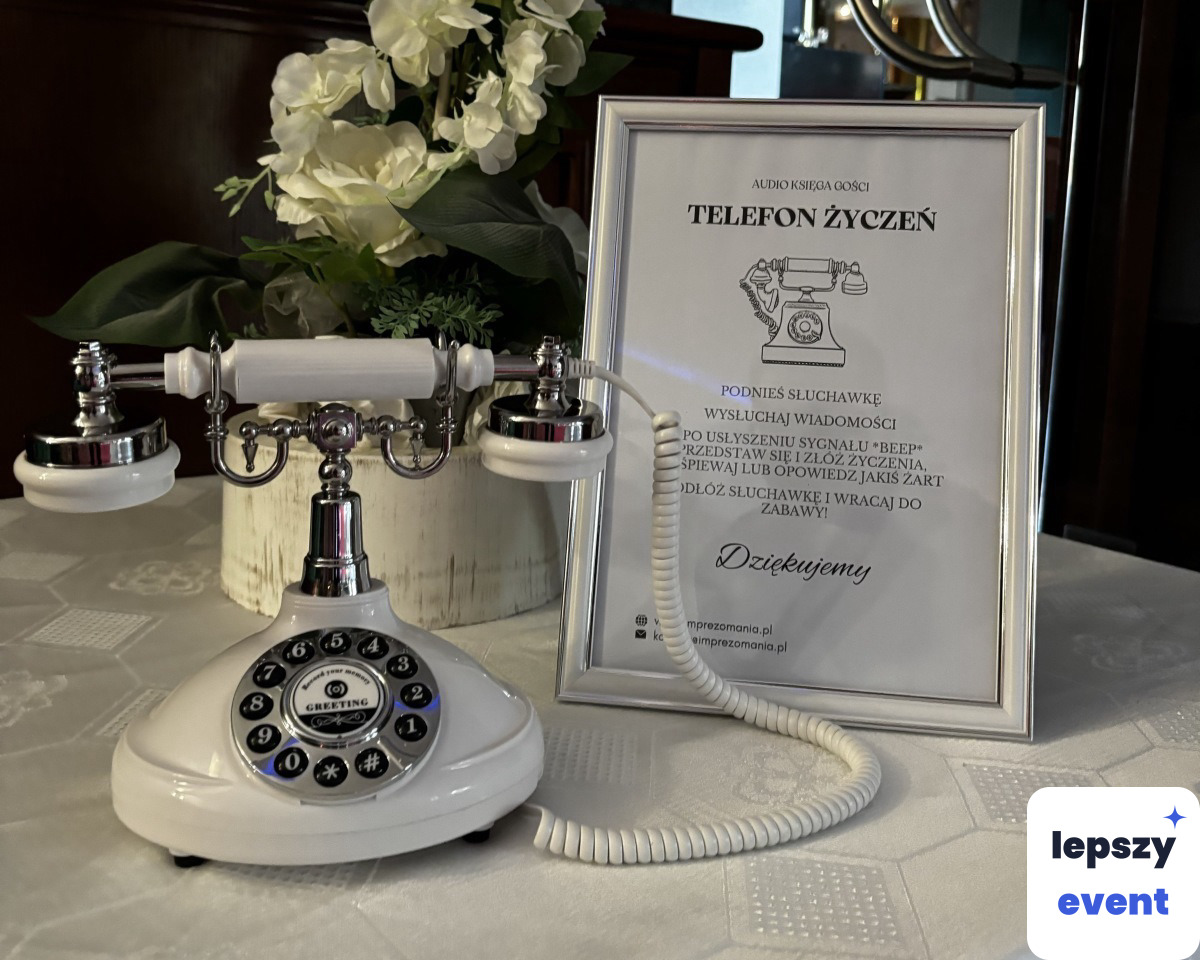 Telefon życzeń audio i pamiątka z wydarzenia | Telefon życzeń- Audio księga gości — zdjęcie 2