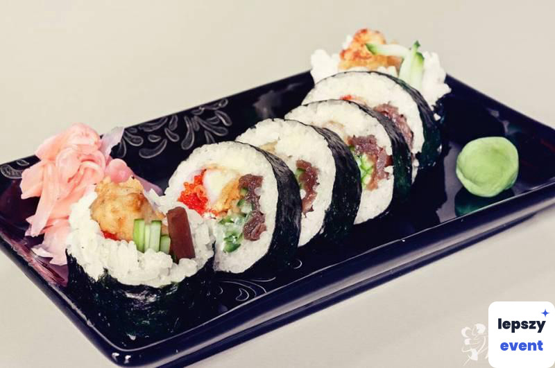 Sushi live i pokaz kulinarny na wydarzenia — zdjęcie 2