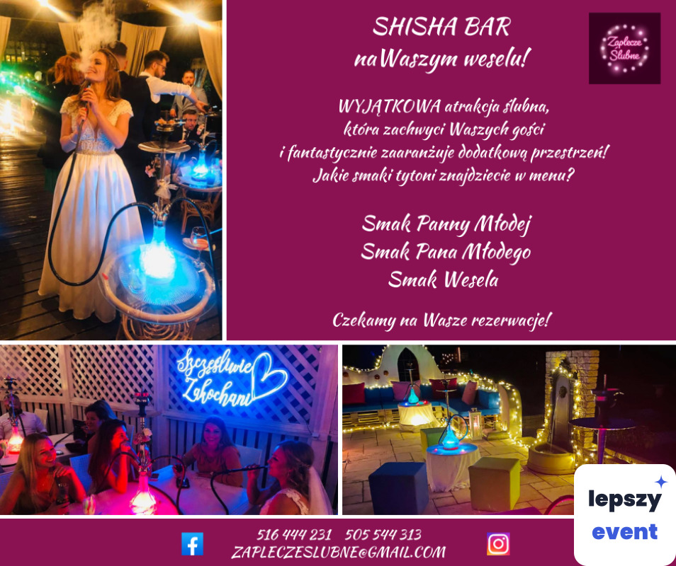 Unikatowa atrakcja eventowa | Zaplecze Ślubne - Shisha Bar — zdjęcie 3
