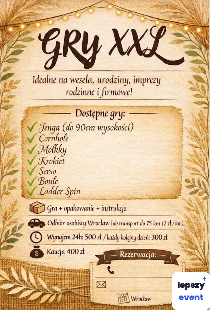 Unikatowa atrakcja eventowa | Daniel - Gry plenerowe XXL — zdjęcie 8