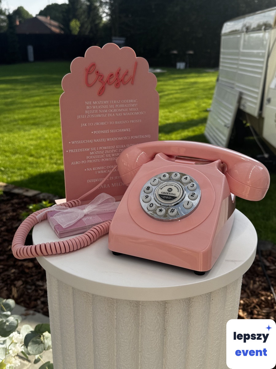 Telefon życzeń audio i pamiątka z wydarzenia | LodoDuet Telefon Życzeń — zdjęcie 3