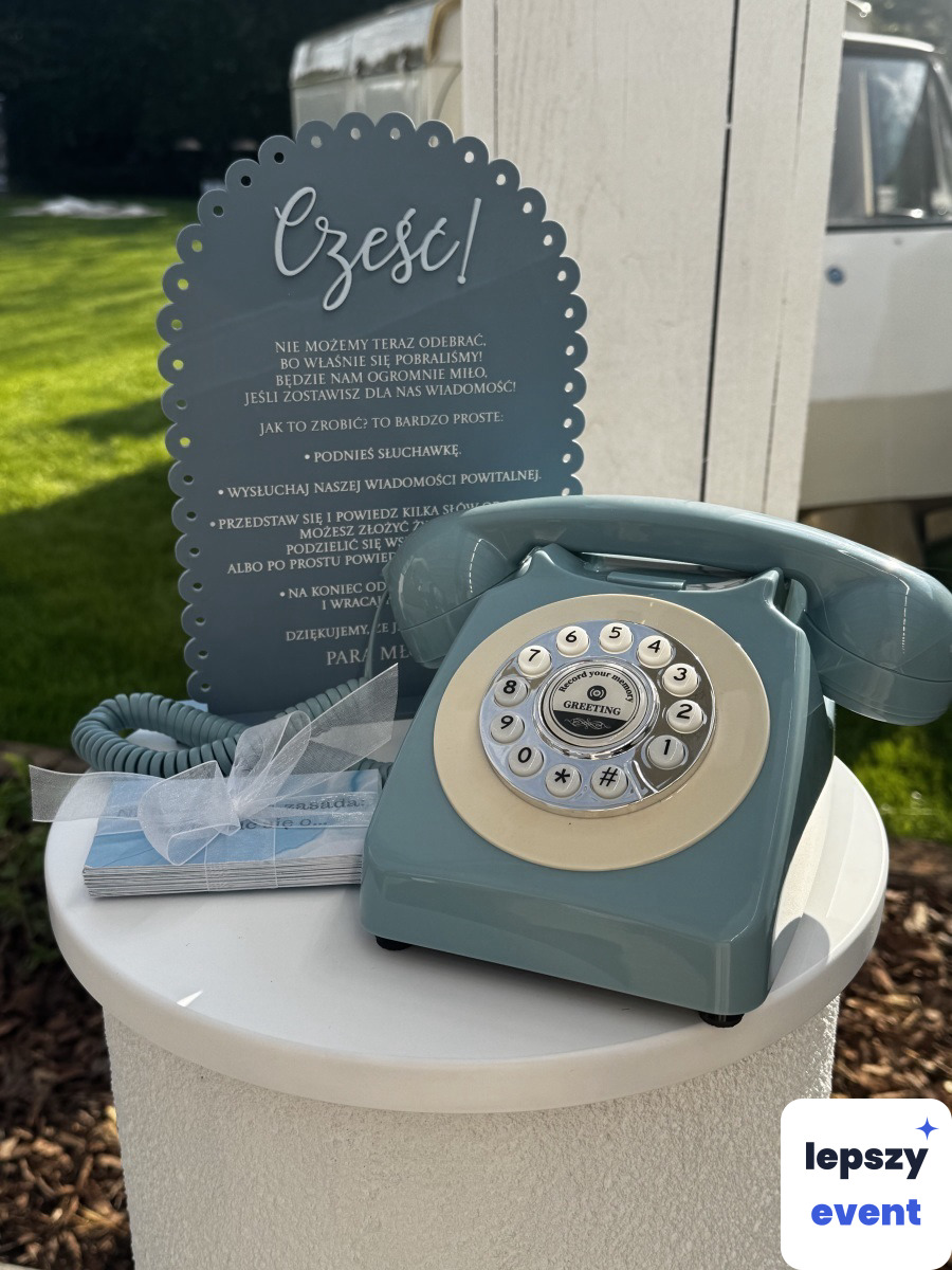 Telefon życzeń audio i pamiątka z wydarzenia | LodoDuet Telefon Życzeń — zdjęcie 4