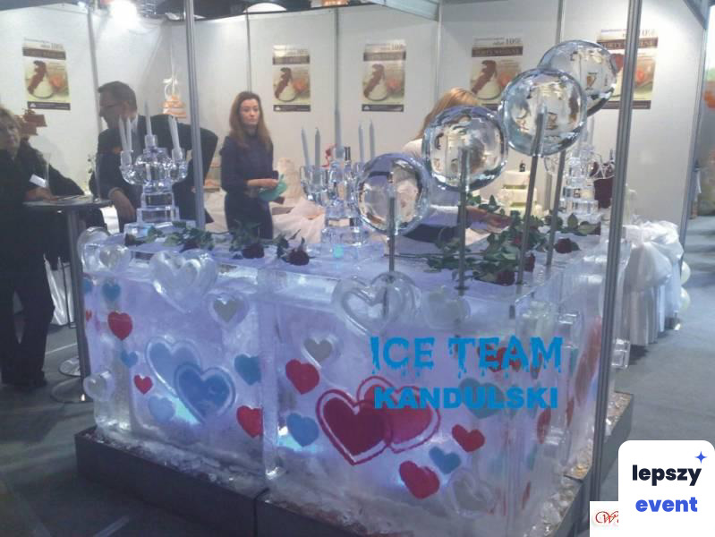 Telefon życzeń audio i pamiątka z wydarzenia | IceTeam Rzeźby Bary Fontanny Lodowe — zdjęcie 5