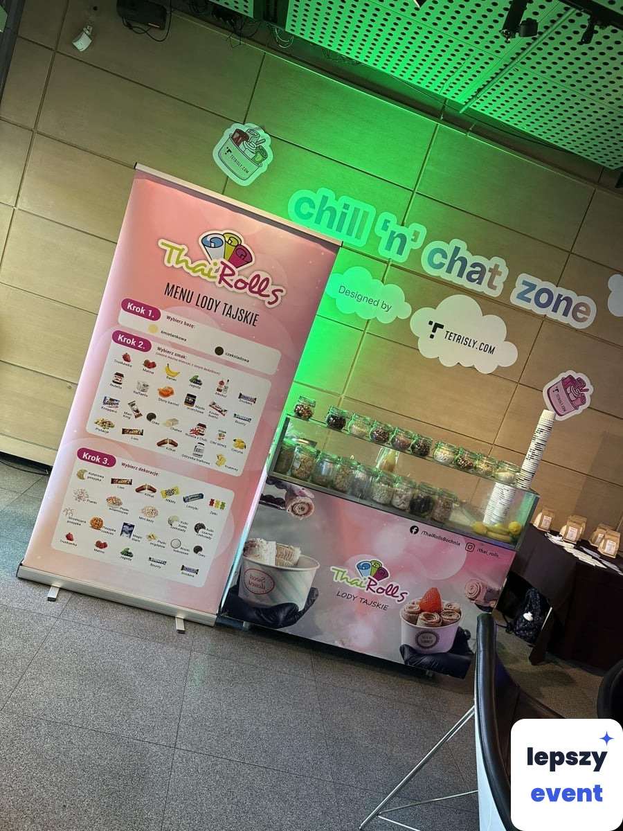 Unikatowa atrakcja eventowa | Thai Rolls - Lody tajskie — zdjęcie 3