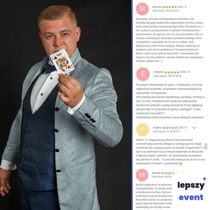 Pokaz iluzji i magia na event | Iluzjonista Damian Kość — zdjęcie 3