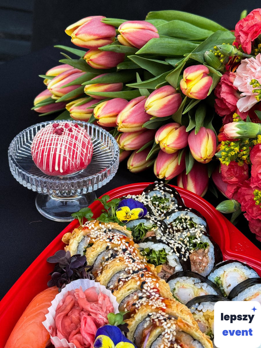 Mobilny sushi master i pokaz kulinarny | Suszarnia - catering & pokaz kręcenia sushi na żywo — zdjęcie 4