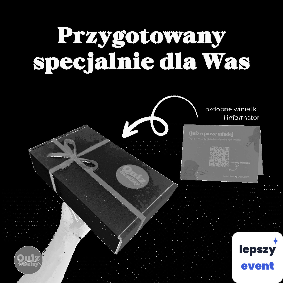 Telefon życzeń audio i pamiątka z wydarzenia | Quiz Weselny — zdjęcie 2