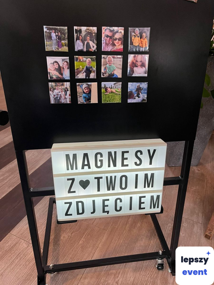Magnesy pamiątkowe tworzone podczas eventu | magnetyczni - fotomagnesy na żywo — zdjęcie 6