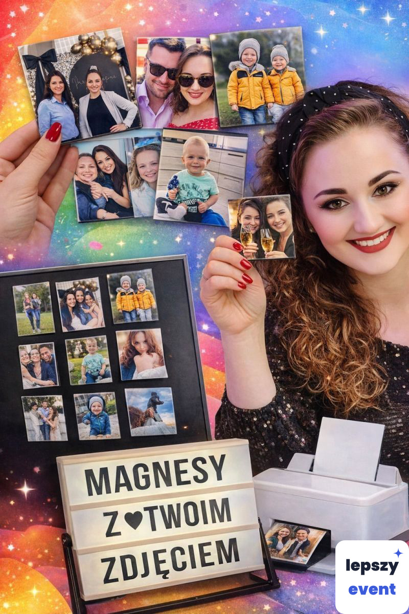 Magnesy pamiątkowe tworzone podczas eventu | magnetyczni - fotomagnesy na żywo — zdjęcie 13