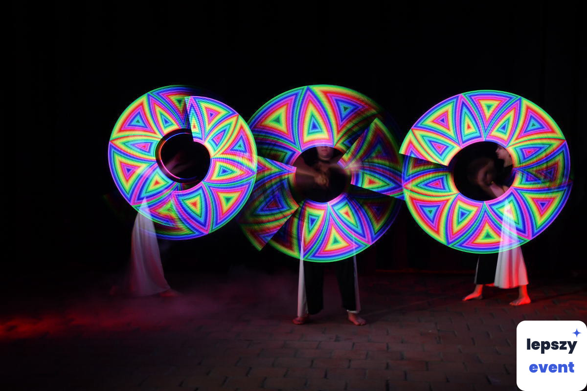 Pokaz LED show i taniec ze światłem — zdjęcie 4