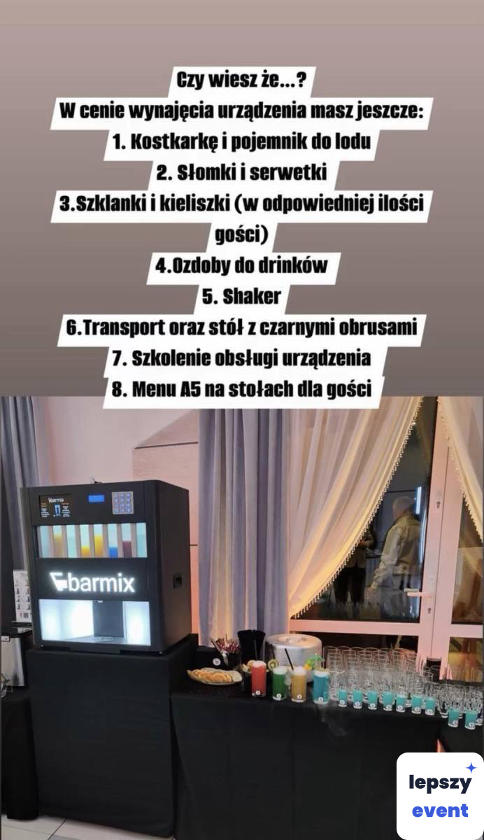Mobilny drink bar i obsługa barmańska | Marcin - Barmix automatyczny barman — zdjęcie 2